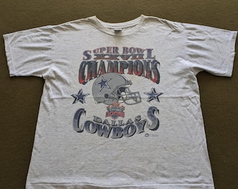 90s Vintage Dallas Cowboys Super Bowl XXVII Champions 1992 1993