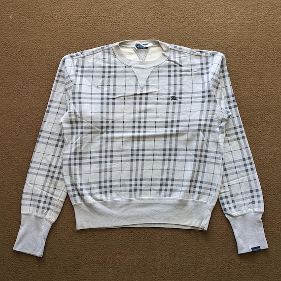 Burberry London, Vintage BURBERRY London Blue Label Luxury Brand Sweatshirt