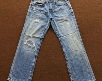 Vintage Armani Exchange American Brand Distressed Jeans