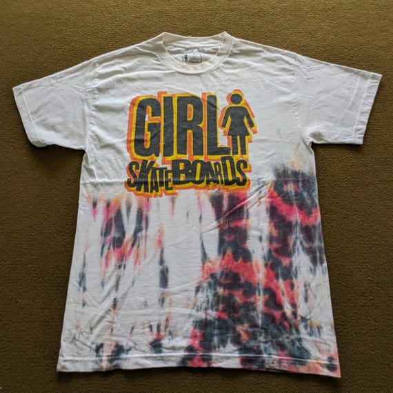 Vintage GIRL SKATEBOARDS Brand T-shirt - Etsy