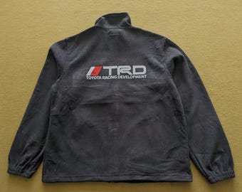 Chaqueta polar personalizada vintage Bridgestone x TRD TOYOTA Motorsports Racing