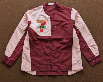 Vintage 7 Eleven Uniform Arbeiterjacke