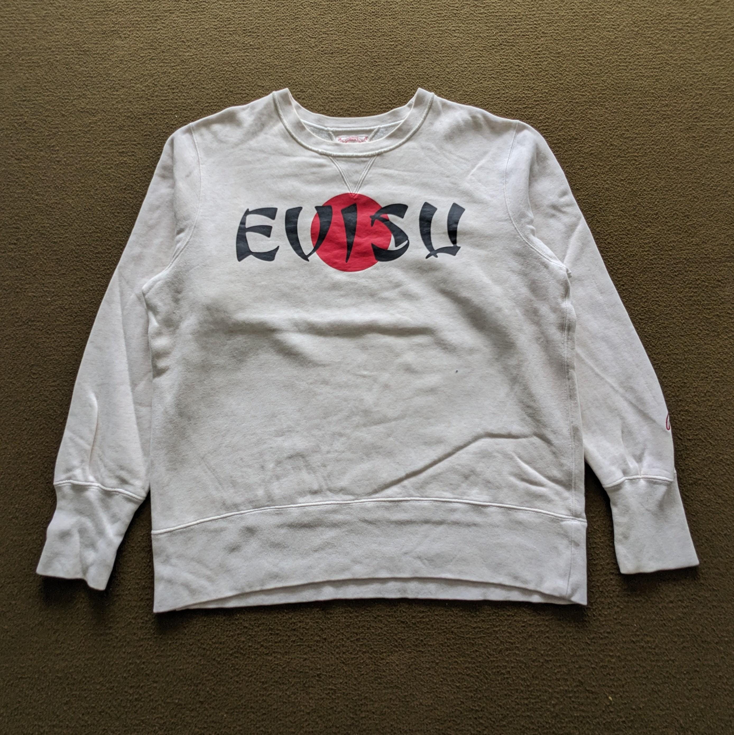 【初期EVISロゴ】90s 両V スウェット エヴィス Lサイズ 楽天市場】EVISU JEANS GOD FACE MARK SWEAT SHIRTS エヴィス