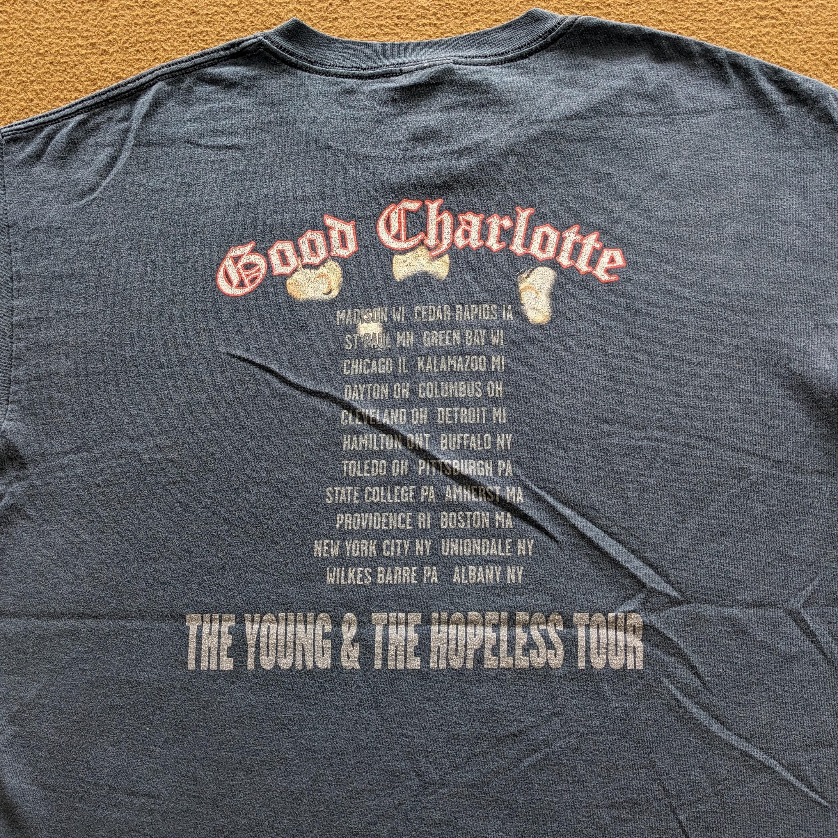 Vintage GOOD CHARLOTTE Rock Band T-shirt - Etsy