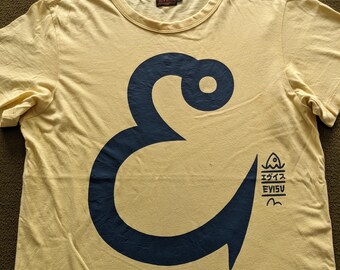 Vintage 90's EVISU Japanese Brand T-shirt - Etsy