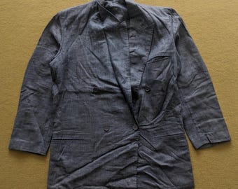 Blazer vintage de la marca de diseñador japonés Yohji Yamamoto de Y's