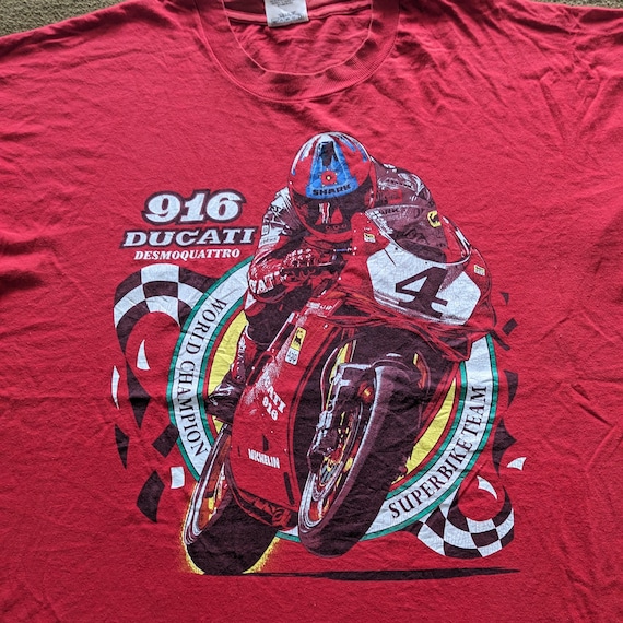 【Ducati】古着T Vintage 90's 916 DUCATI DESMOQUATTRO Motogp Racing T-shirt - Etsy UK
