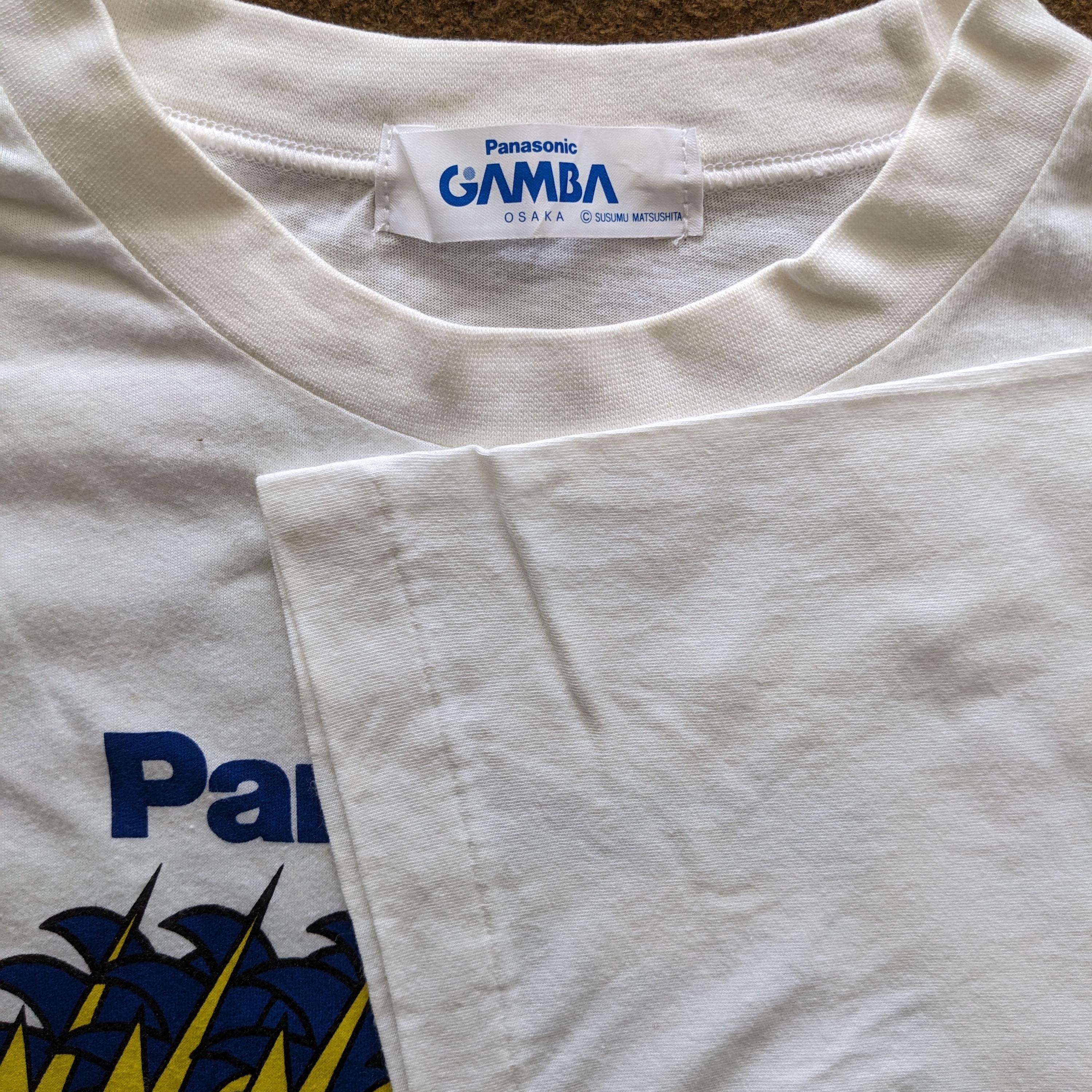 90s GAMBA OSAKA Tシャツ 古着 Vintage 90's PANASONIC GAMBA Osaka Japanese Soccer Club T