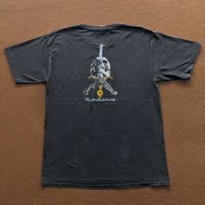 トップス vintage 80s Powell Peralta art tee 1980s Steve Caballero Powell Peralta Vintage Skateboard Tee