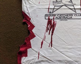 Vintage 90's SHARK CATCHERS Club Movie T-shirt - Etsy