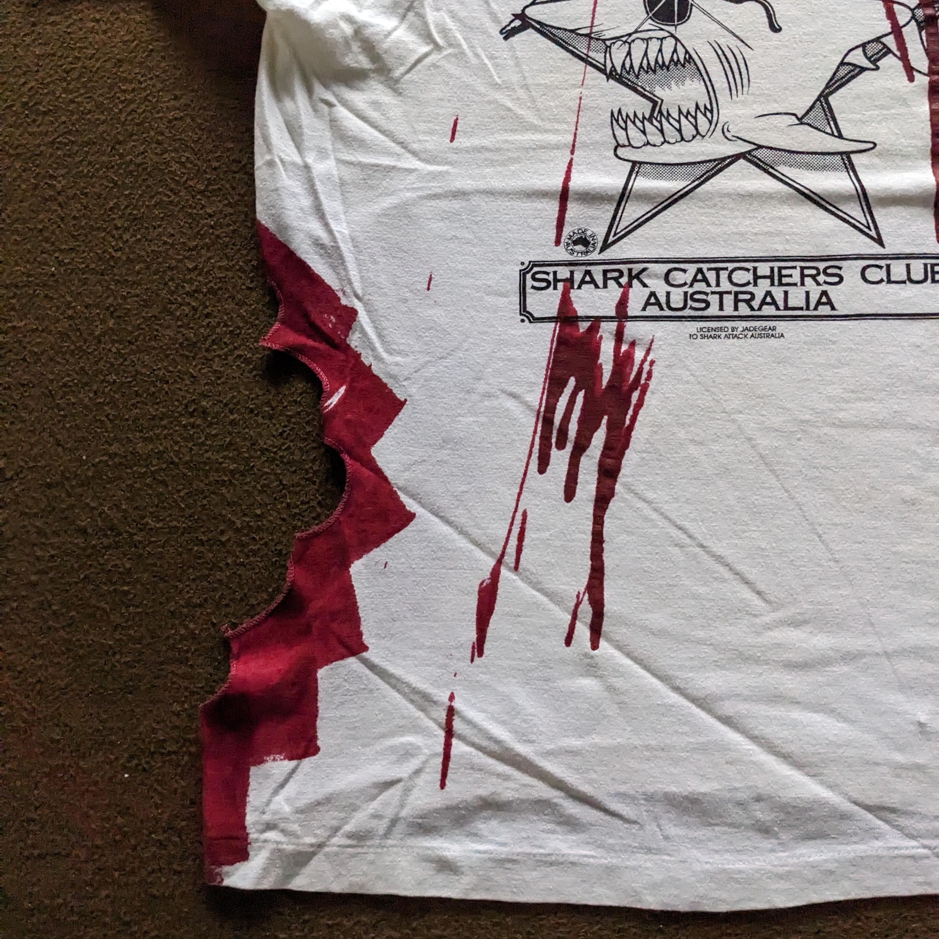 Vintage 90's SHARK CATCHERS Club Movie T-shirt - Etsy