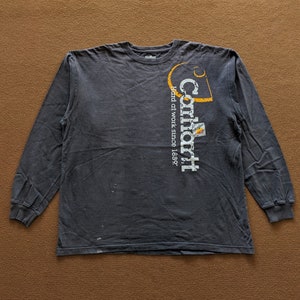 Vintage Carhartt Workwear Brand Long T-shirt