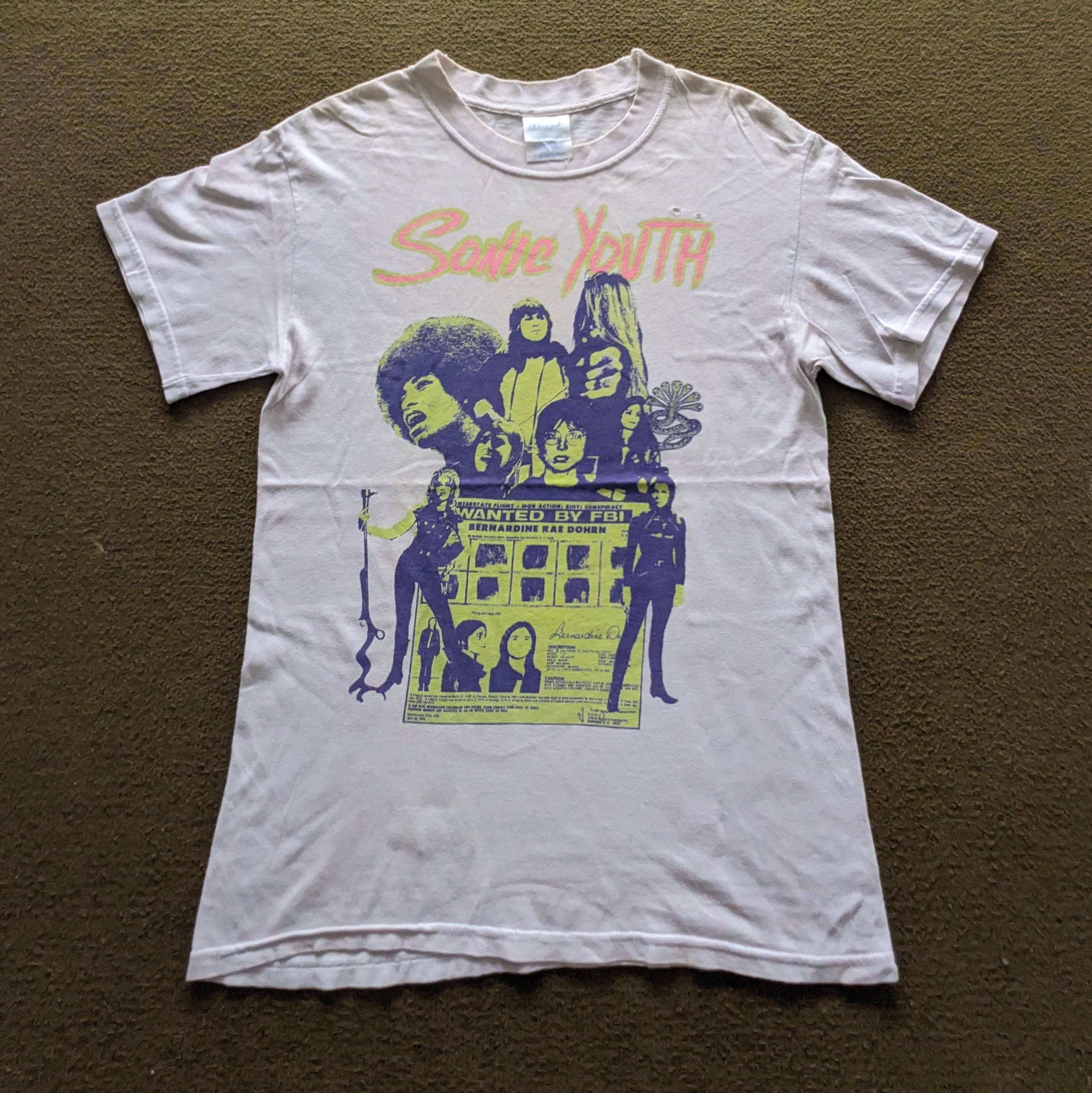 Vintage SONIC YOUTH American Rock Band T-shirt - Etsy