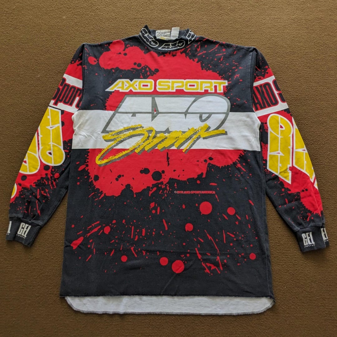 Vintage AXO SPORT Extreme Motorsports Long T-shirt - Etsy