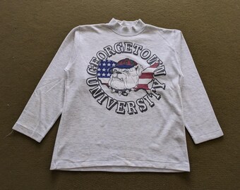 ジョージタウン大学アメリカンスポーツスウェットシャツ - Etsy 日本