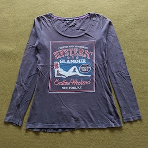 Vintage HYSTERIC GLAMOUR Japanese Brand Long T-shirt