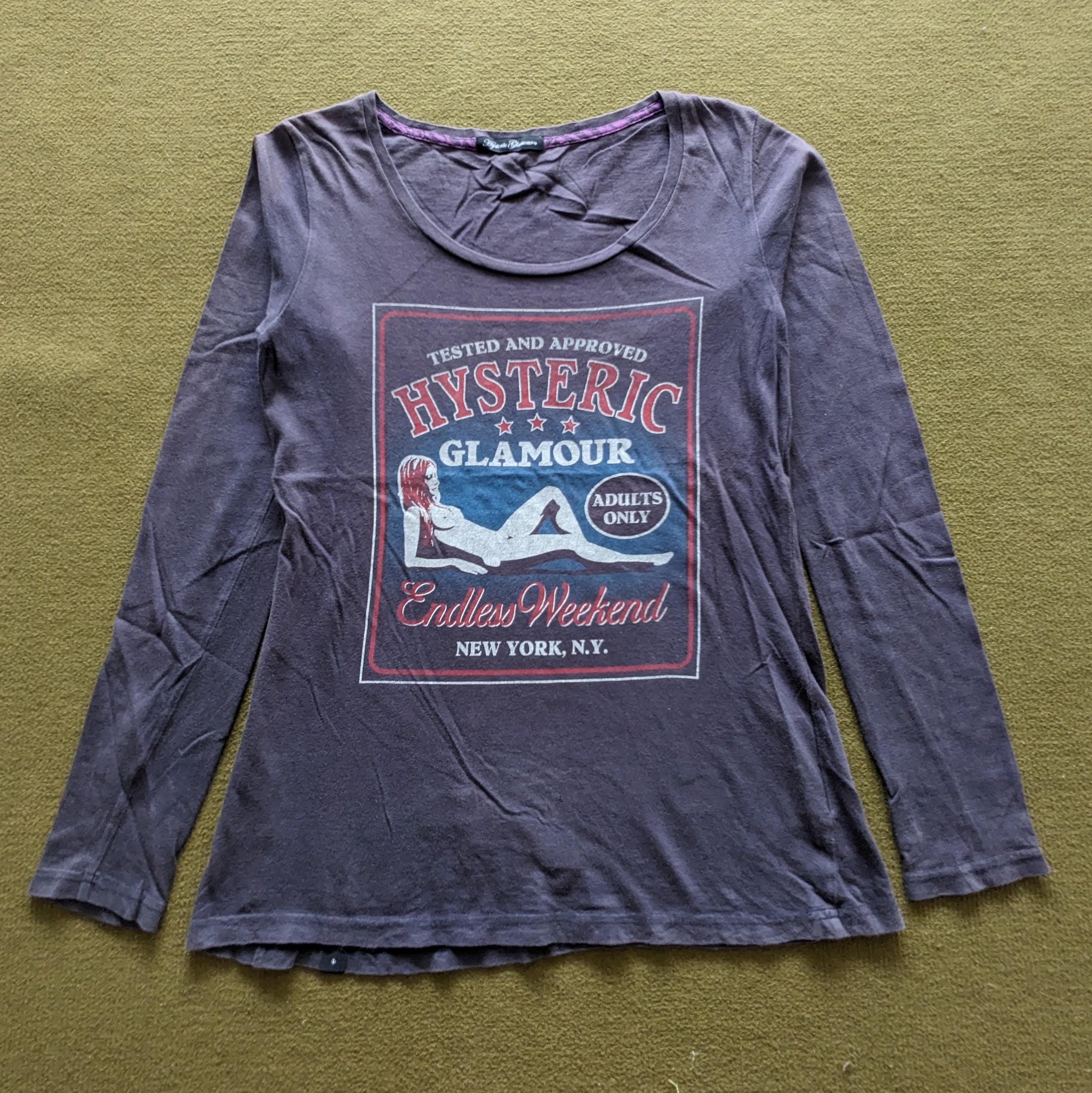 Hysteric Glamour ENDLESS PARTY Tシャツ Vintage HYSTERIC GLAMOUR Japanese Brand Long T-shirt - Etsy Israel