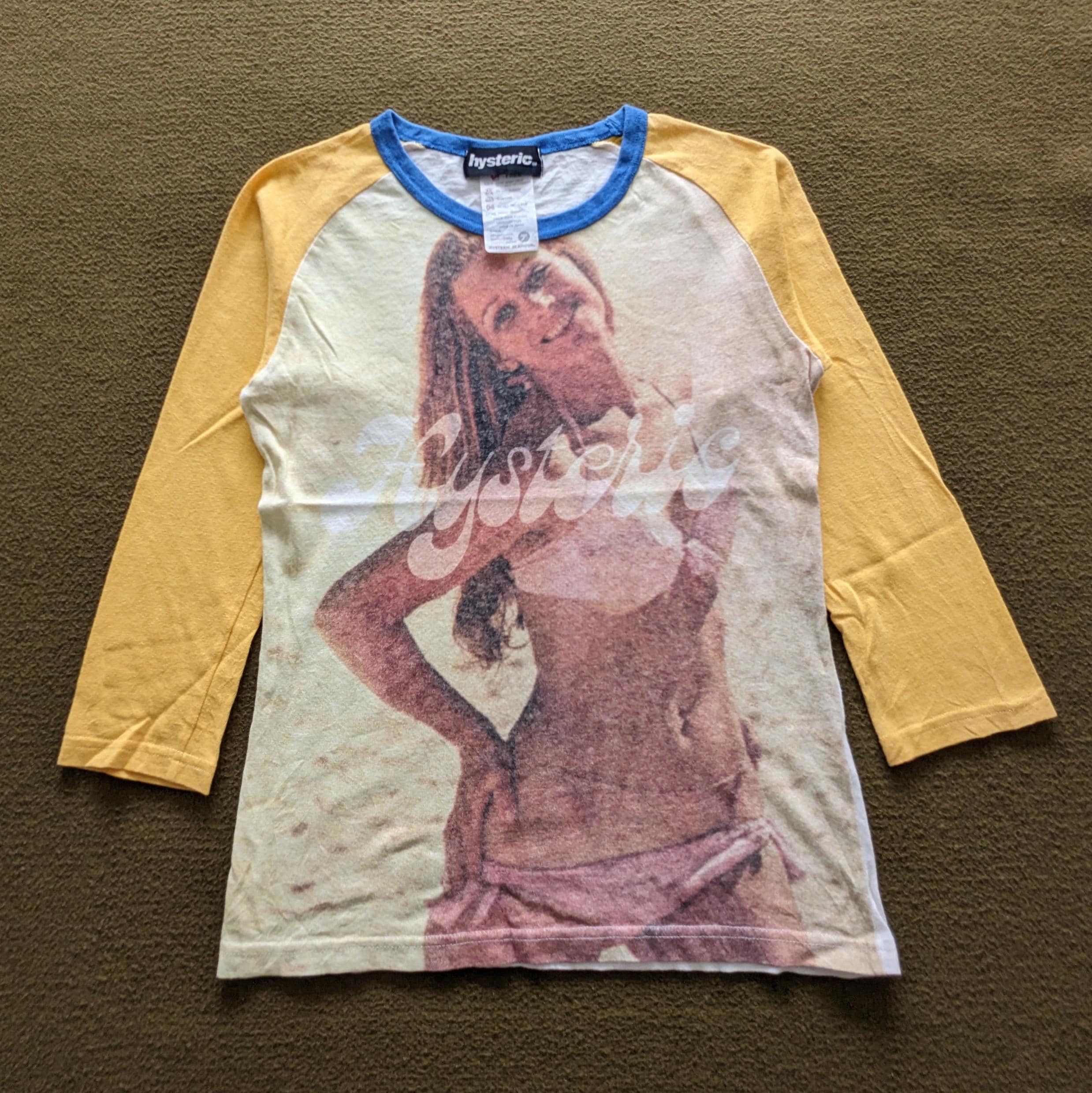 初期 90'S VINTAGE HYSTERIC GLAMOUR ニットTシャツ 初期 90'S VINTAGE HYSTERIC GLAMOUR ニットTシャツ HYSTERIC