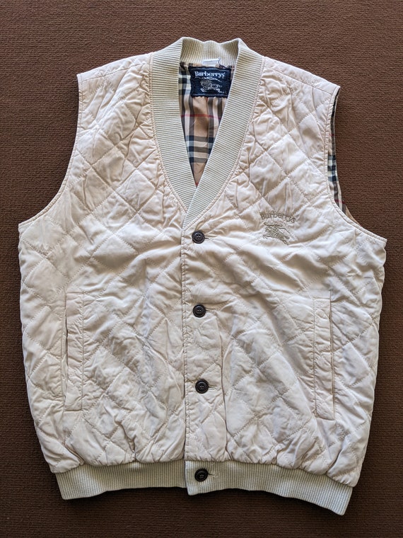 トップス Burberry London vest vintage 80s 90s Burberry London vest vintage 80s 90s