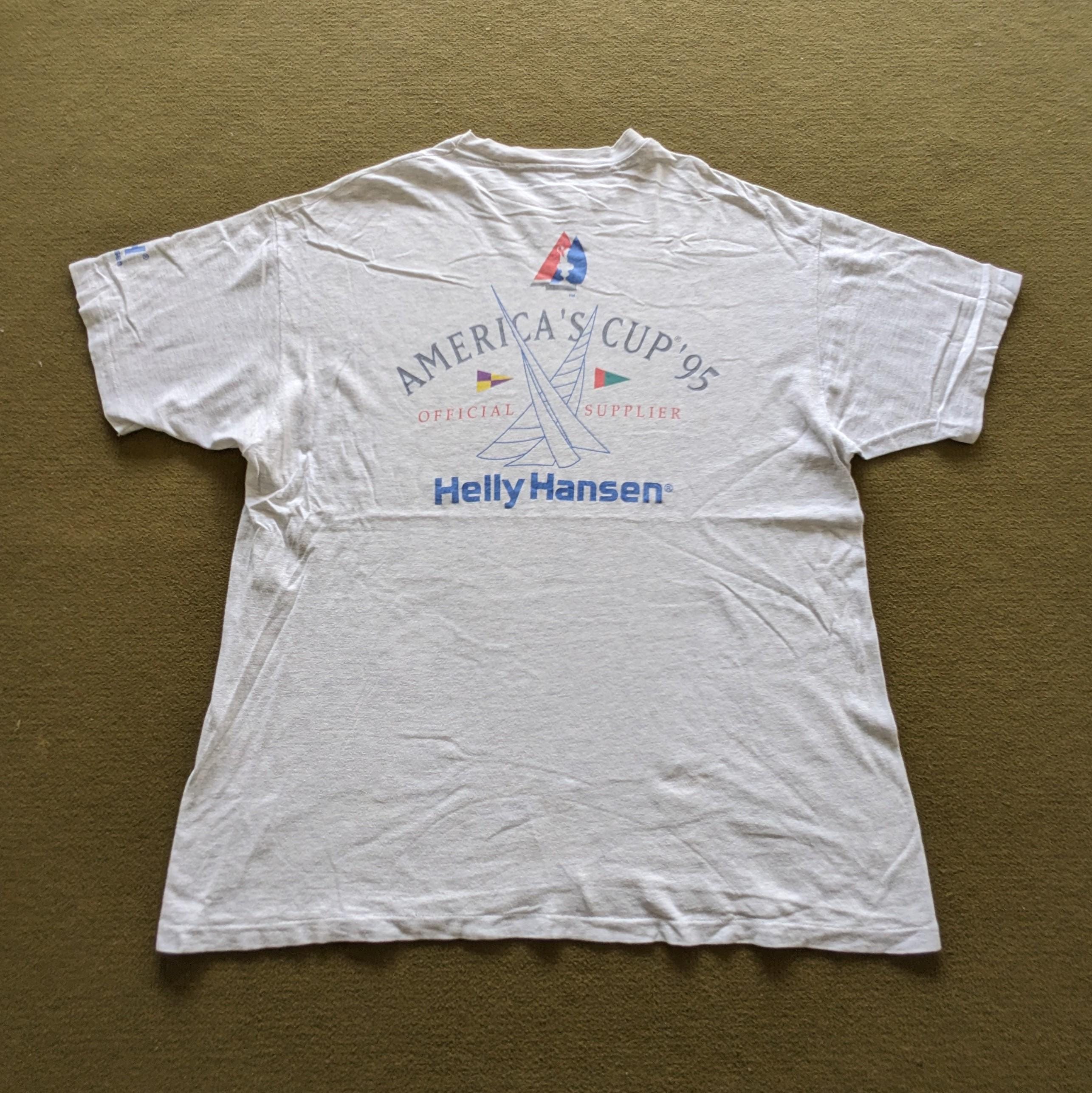 Vintage 90's HELLY HANSEN America's Cup 1995 T-shirt - Etsy