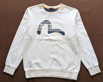 Vintage EVISU Japanese Designer Brand Sweatshirt