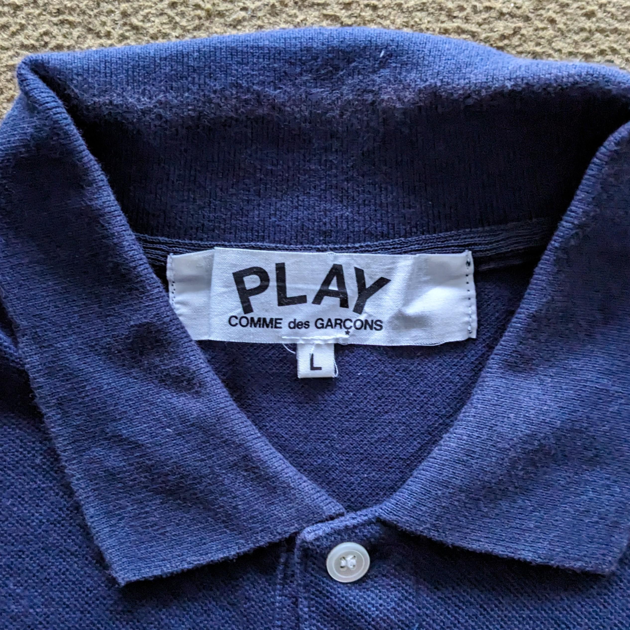 Vintage PLAY Comme Des Garçons Japanese Brand Polo Shirts - Etsy