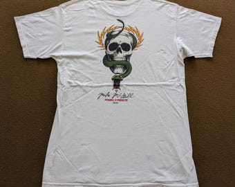 Vintage POWELL PERALTA Skateboard Streetwear Style T-shirt