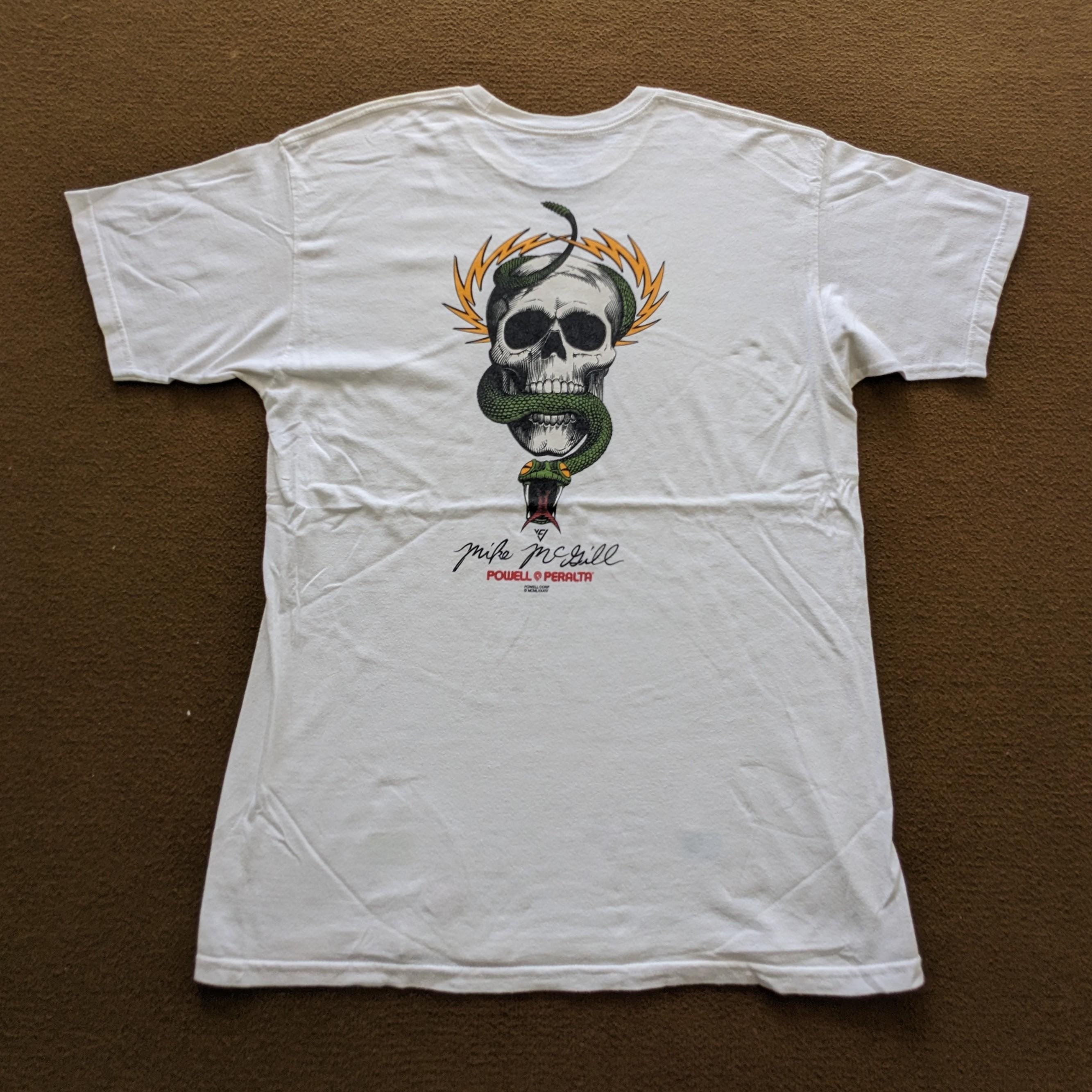 良品 ビンテージ Powell Peralta Skull Skate Tシャツ Vintage POWELL PERALTA Skateboard Streetwear Style T-shirt