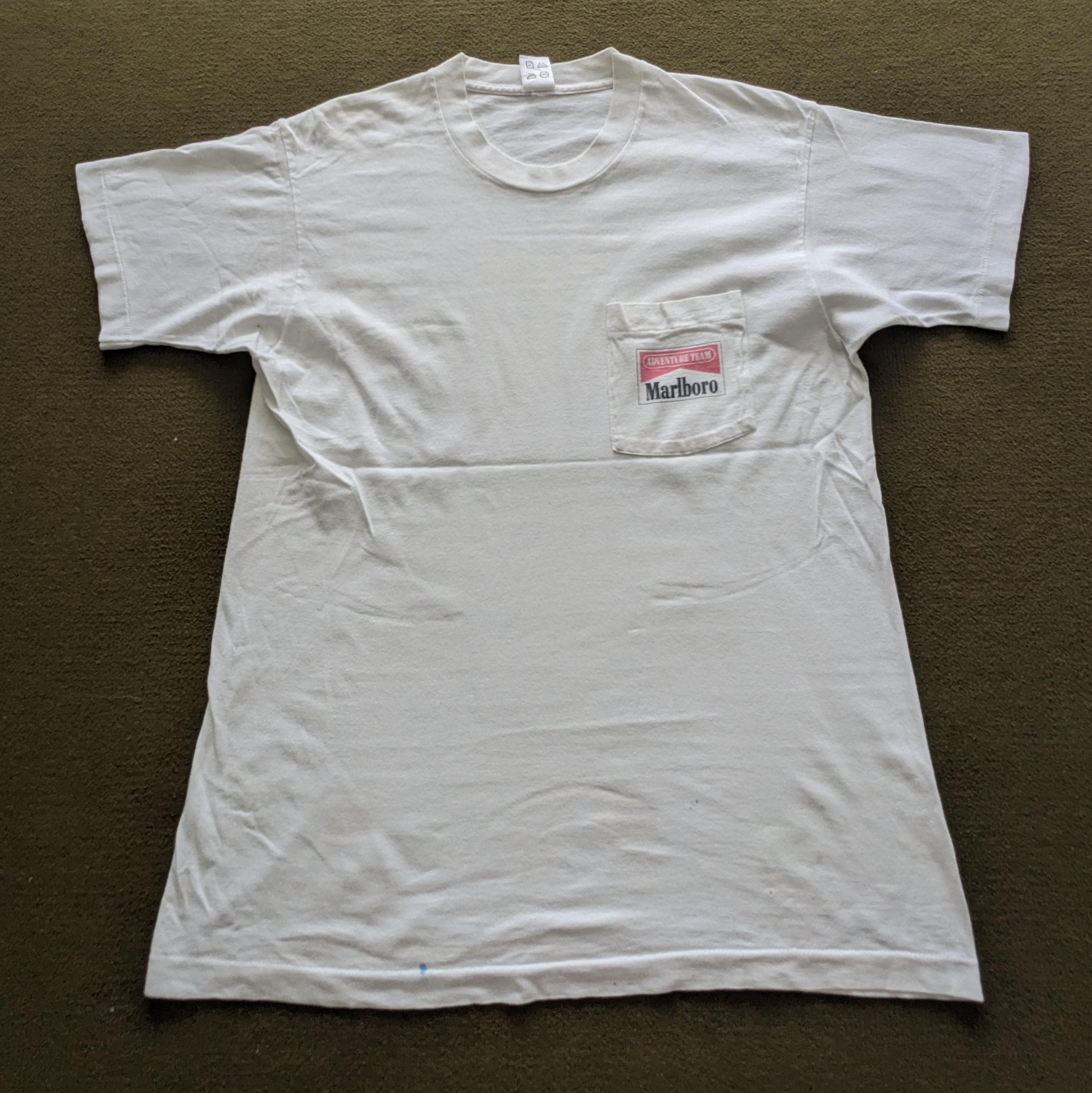 Vintage 90's MARLBORO ADVENTURE TEAM T-shirt - Etsy