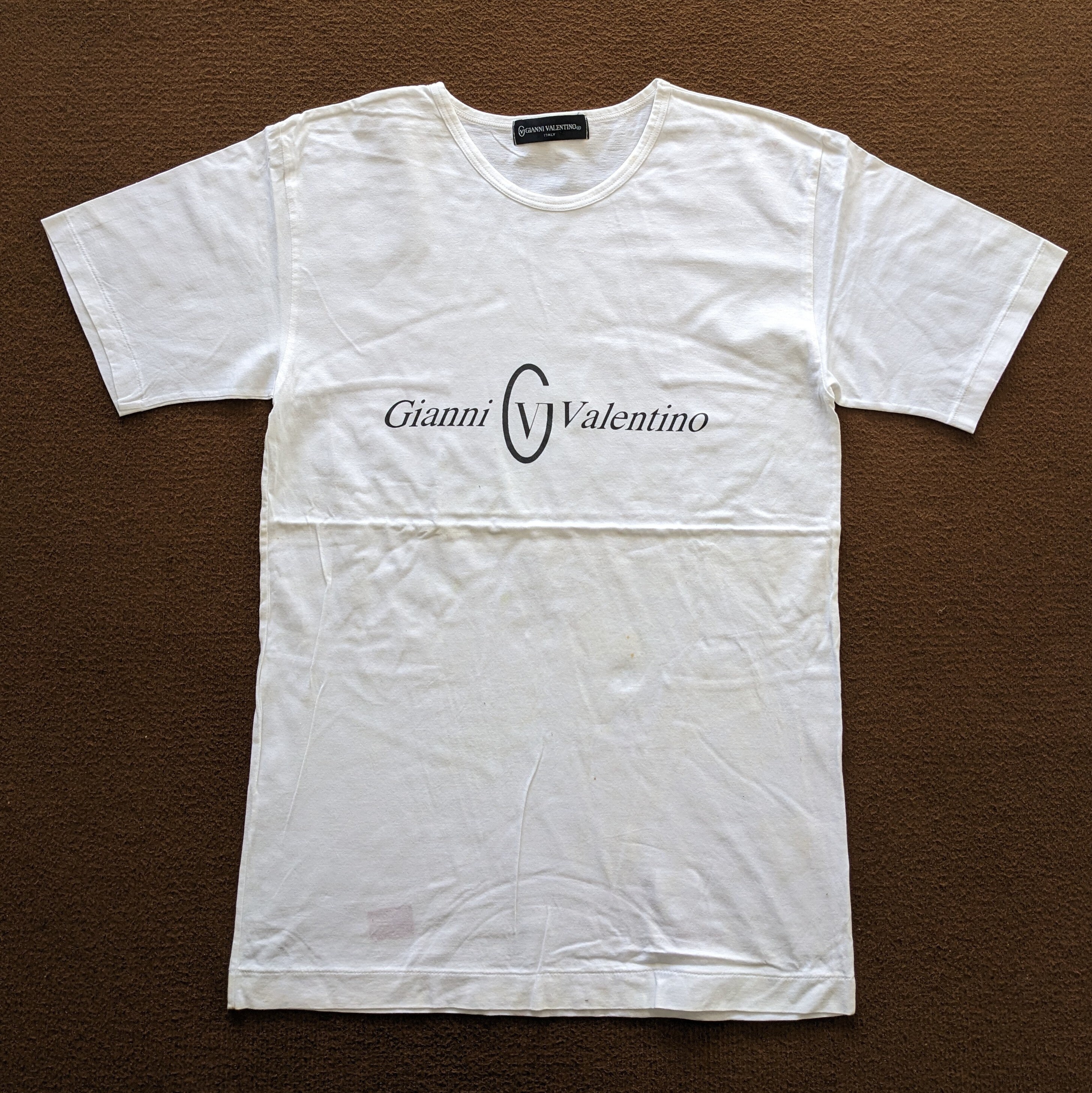 Vintage 90's Gianni Valentino Italian Designer Brand T-shirt