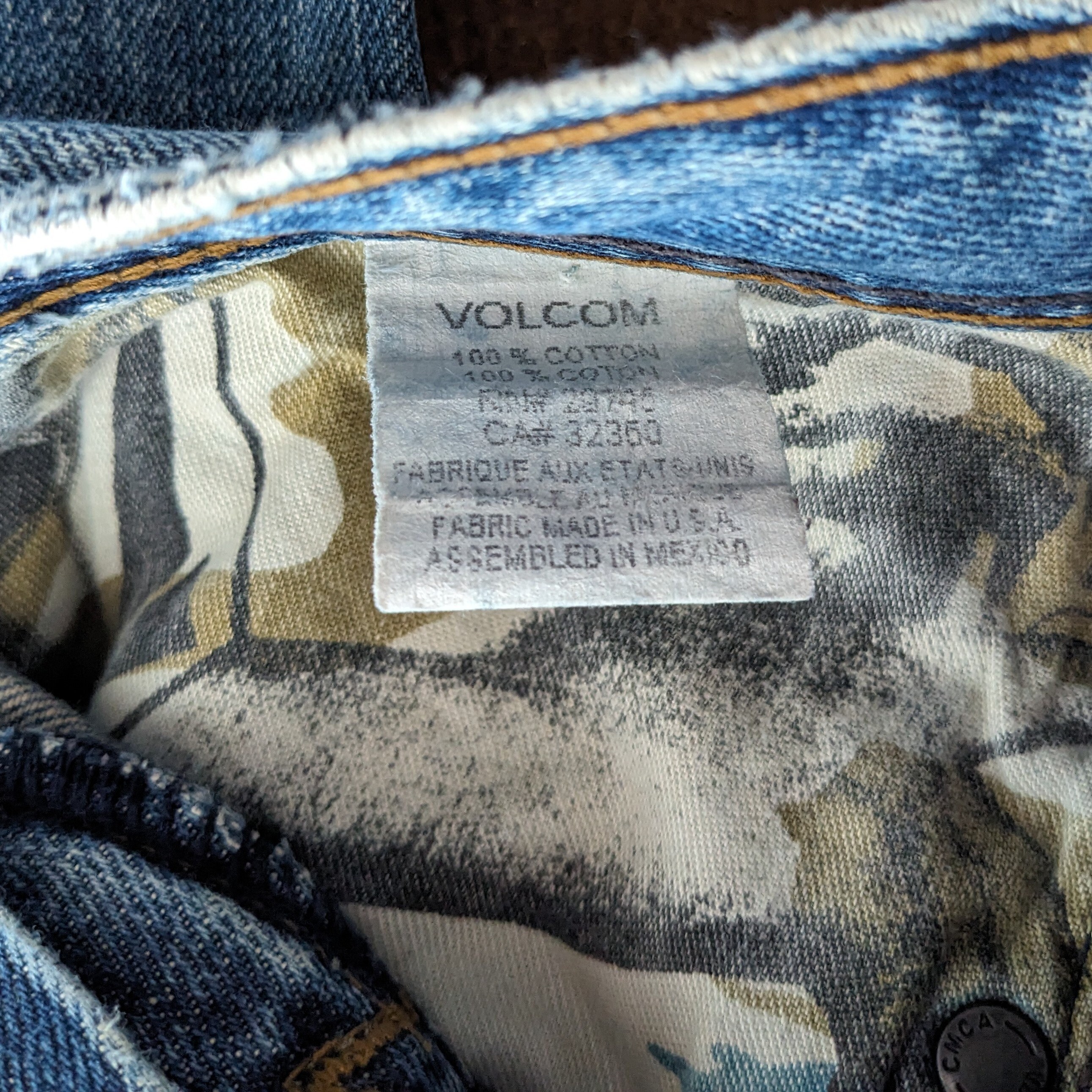 90s skate usa製 volcom wid denim W32 old Vintage Volcom Rare Baggy 90s Skater Denim Jeans 34x32 | eBay