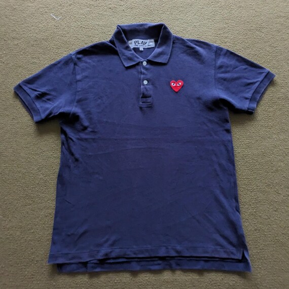 Vintage PLAY Comme Des Garçons Japanese Brand Polo Shirts - Etsy
