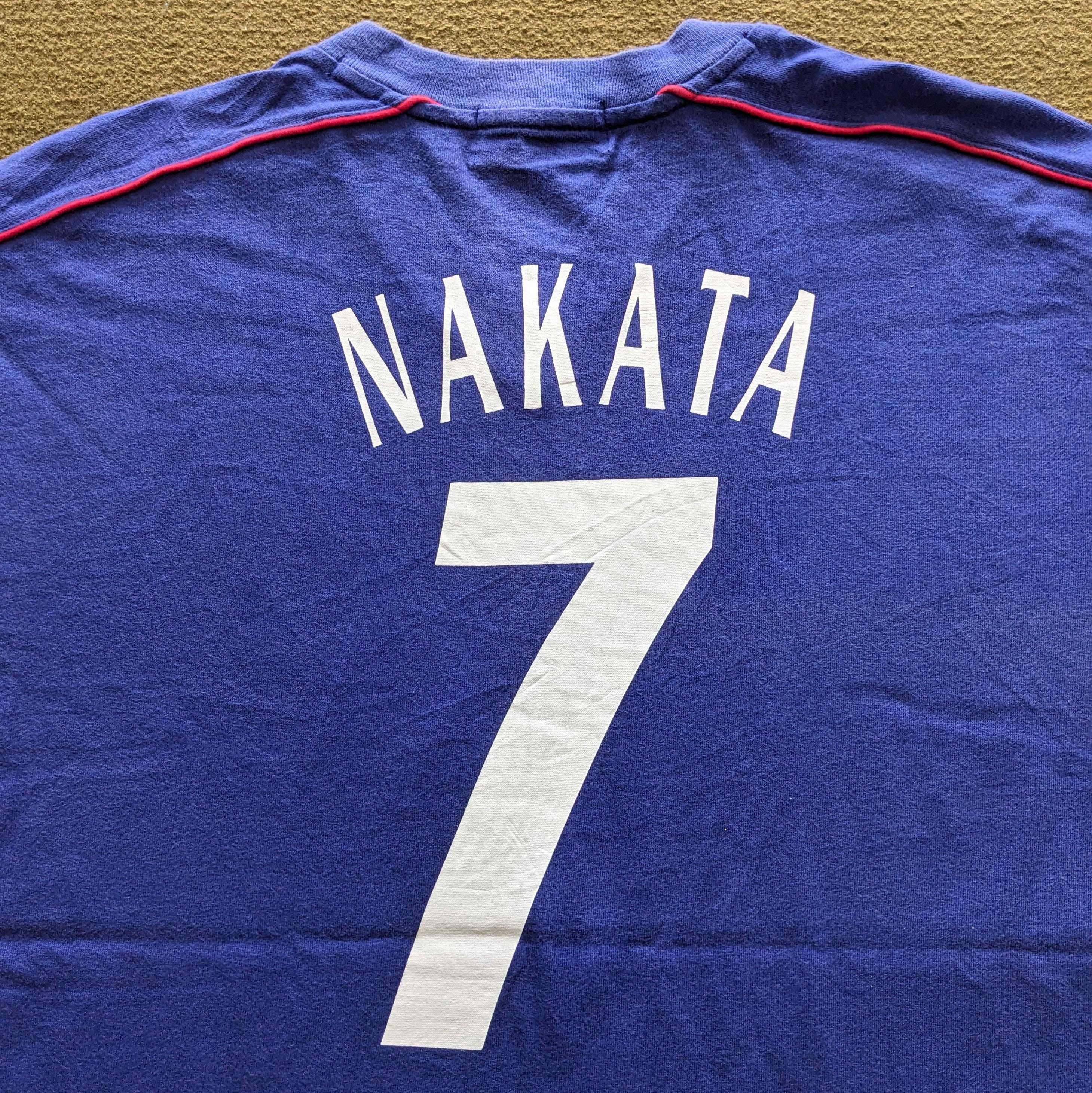 Vintage NAKATA Japan National Football Team T-shirt - Etsy