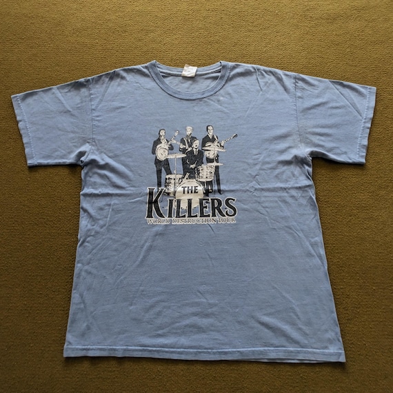 Vintage THE KILLERS Rock Band Tour T-shirt - Etsy