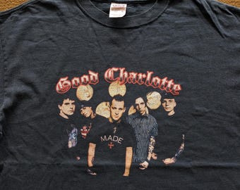Vintage GOOD CHARLOTTE Rock Band T-shirt - Etsy