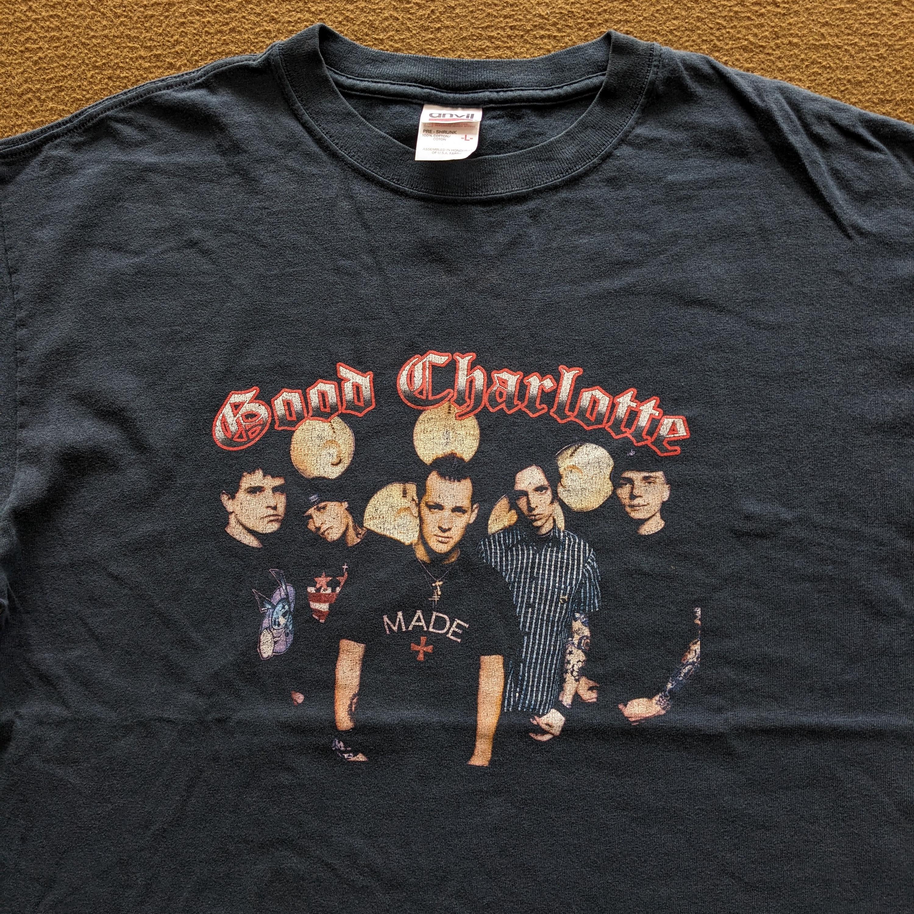 Vintage GOOD CHARLOTTE Rock Band T-shirt - Etsy