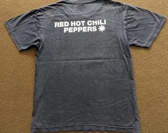 Vintage Red Hot Chilli Peppers American Rock Band T-shirt - Etsy