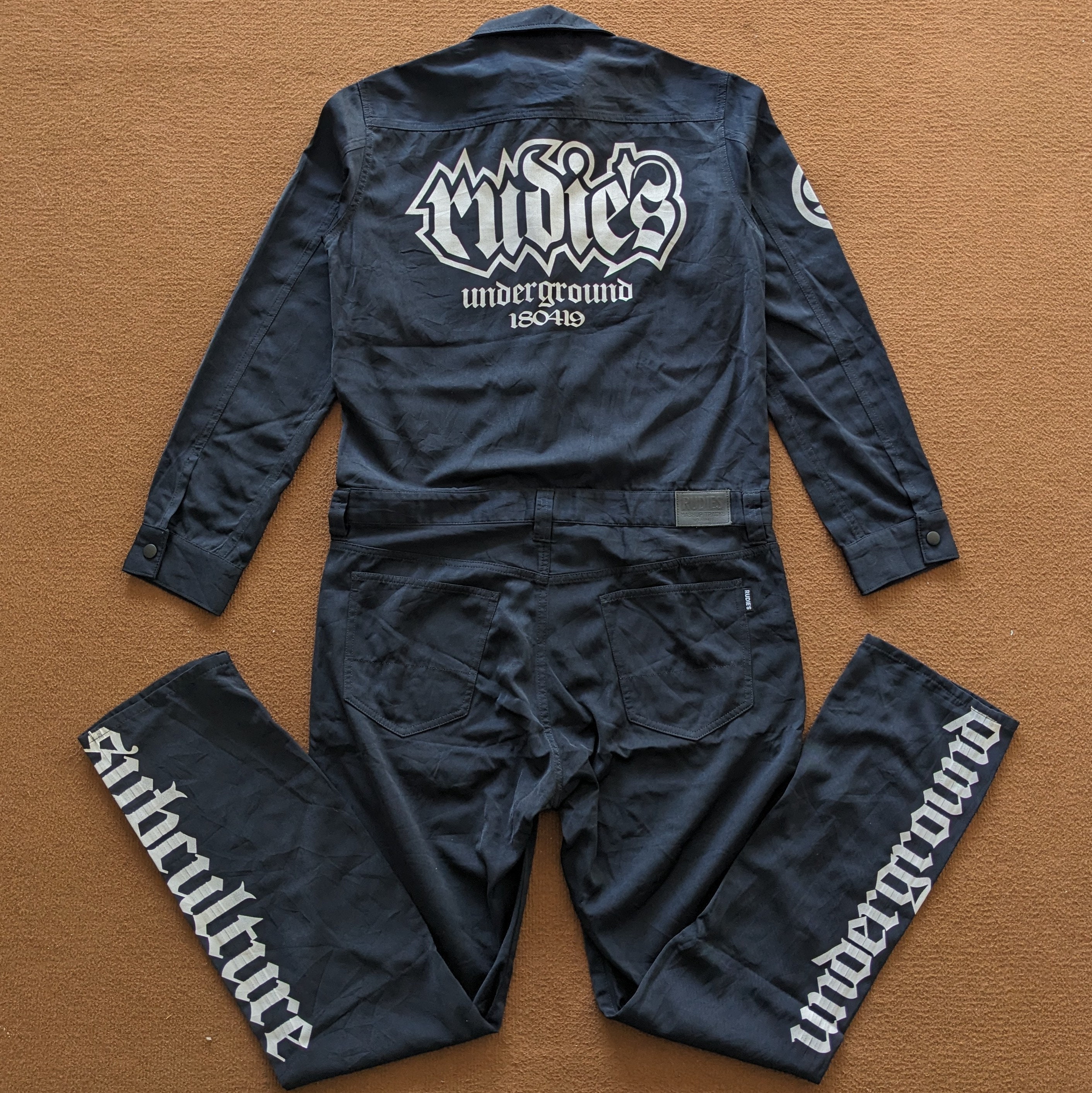 Vintage Rudie's Underground Rock Style Coverall Jacket - Etsy