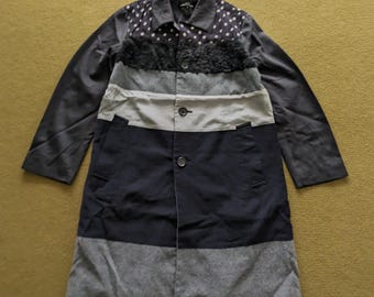 Vintage TRICOT Comme des Garçons Chaqueta de marca de moda japonesa