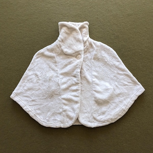 Vintage Y&#39;s For Living by Yohji Yamamoto fur Fleece Women Cape Jacket