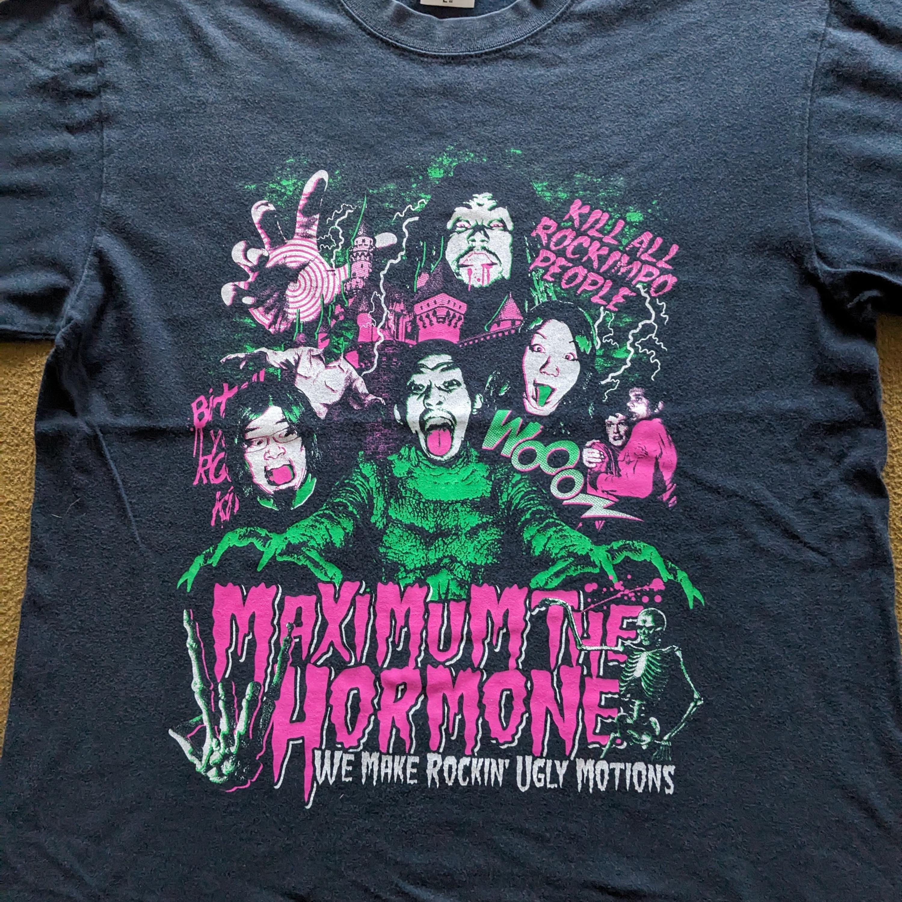 Vintage MAXIMUM THE HORMONE Japanese Band T-shirt - Etsy