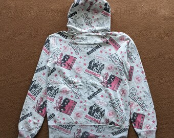 【Glam Lips 】SUEDE FUR ボンディング HOODIE コート Vintage Hysteric Glamour X Ramones Rock Band Hoodies - Etsy