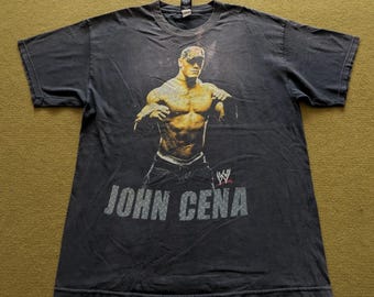 Camiseta vintage de lucha libre de la WWE de John Cena