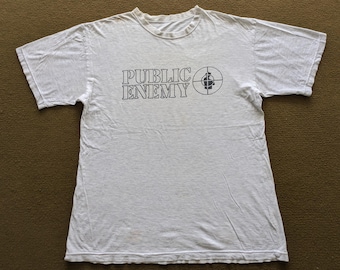 Vintage Public Enemy 80s Raptee T Shirt - Etsy