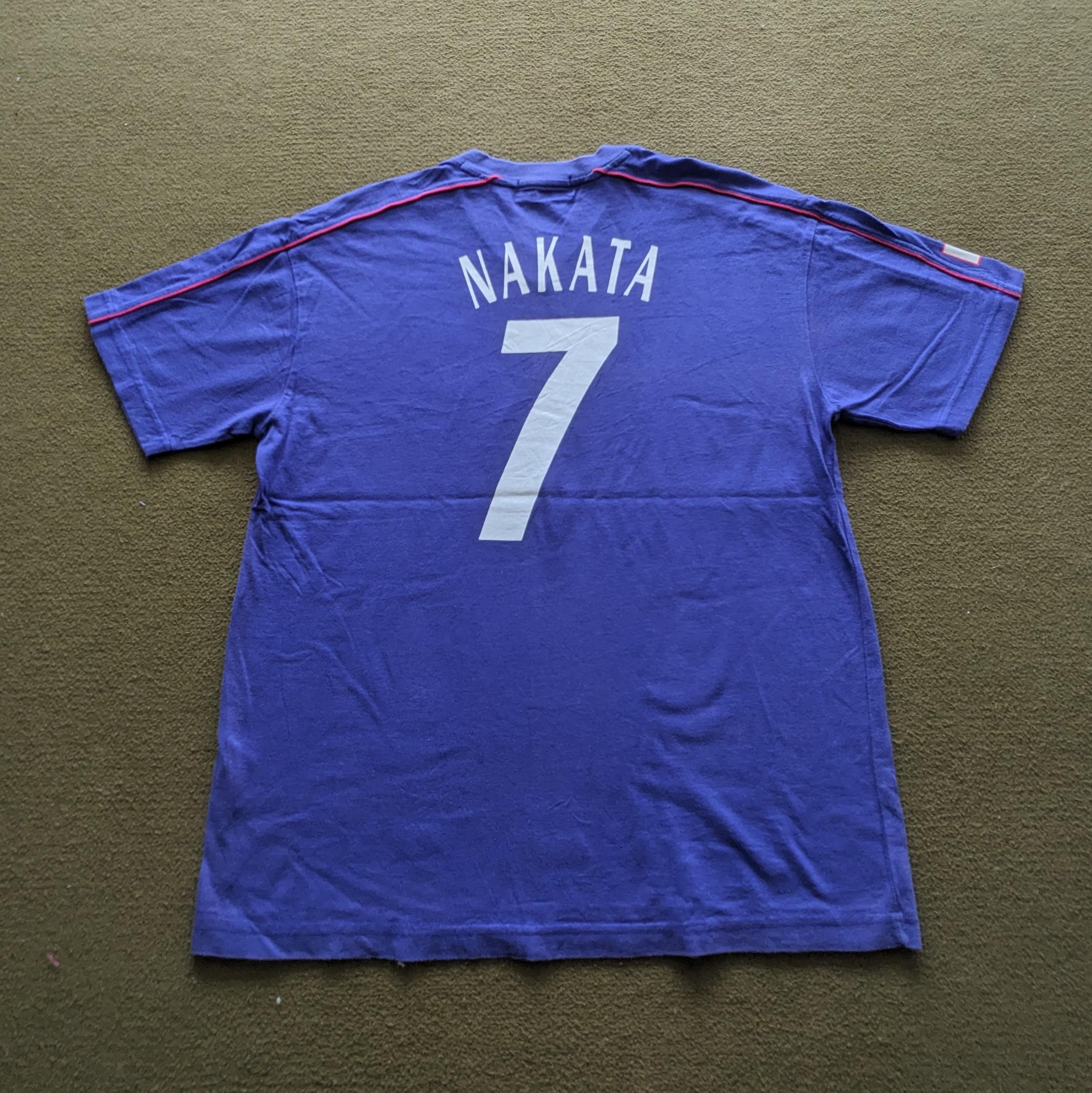 Vintage NAKATA Japan National Football Team T-shirt - Etsy