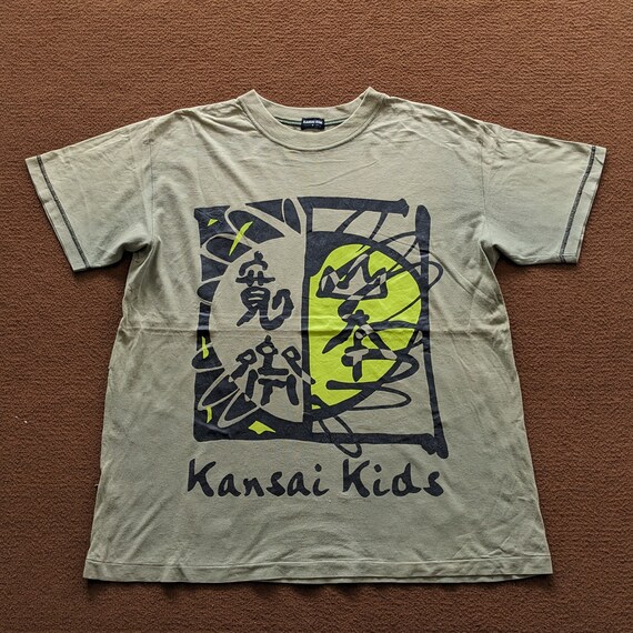 Vintage Kansai Kids Japanese Brand Art T-shirt - Etsy