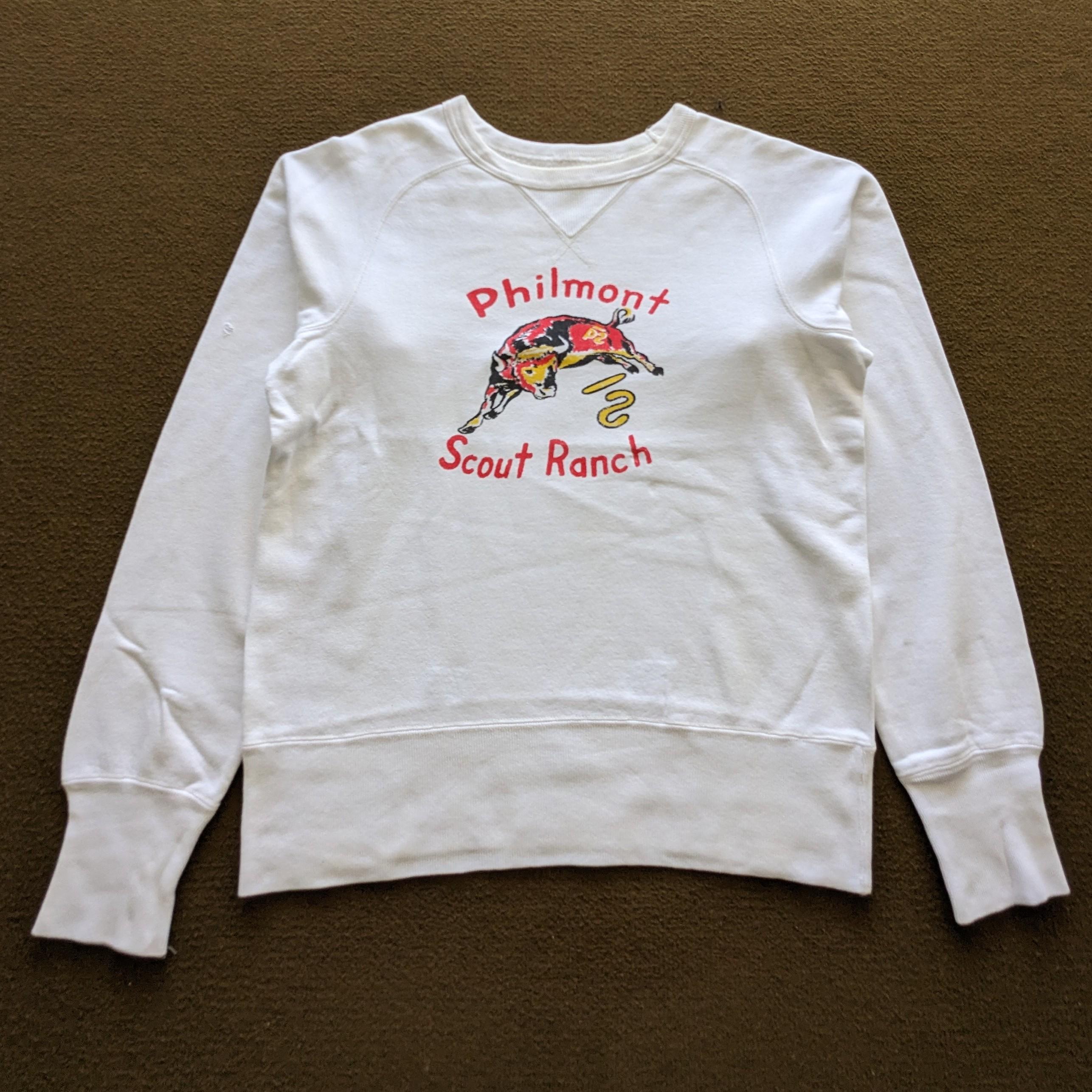 Philmont Scout Ranch スウェット　50s 60s 染み込み Philmont Scout Ranch スウェット50s 60s 染み込み