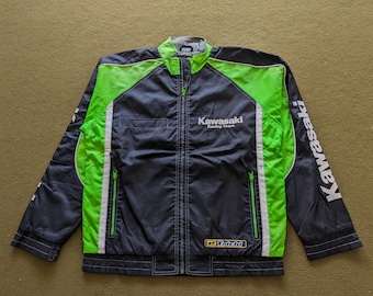 Kawasaki Racing Team×RS TAICHI ピットジャケット Vintage KAWASAKI Racing Team Jacket - Etsy