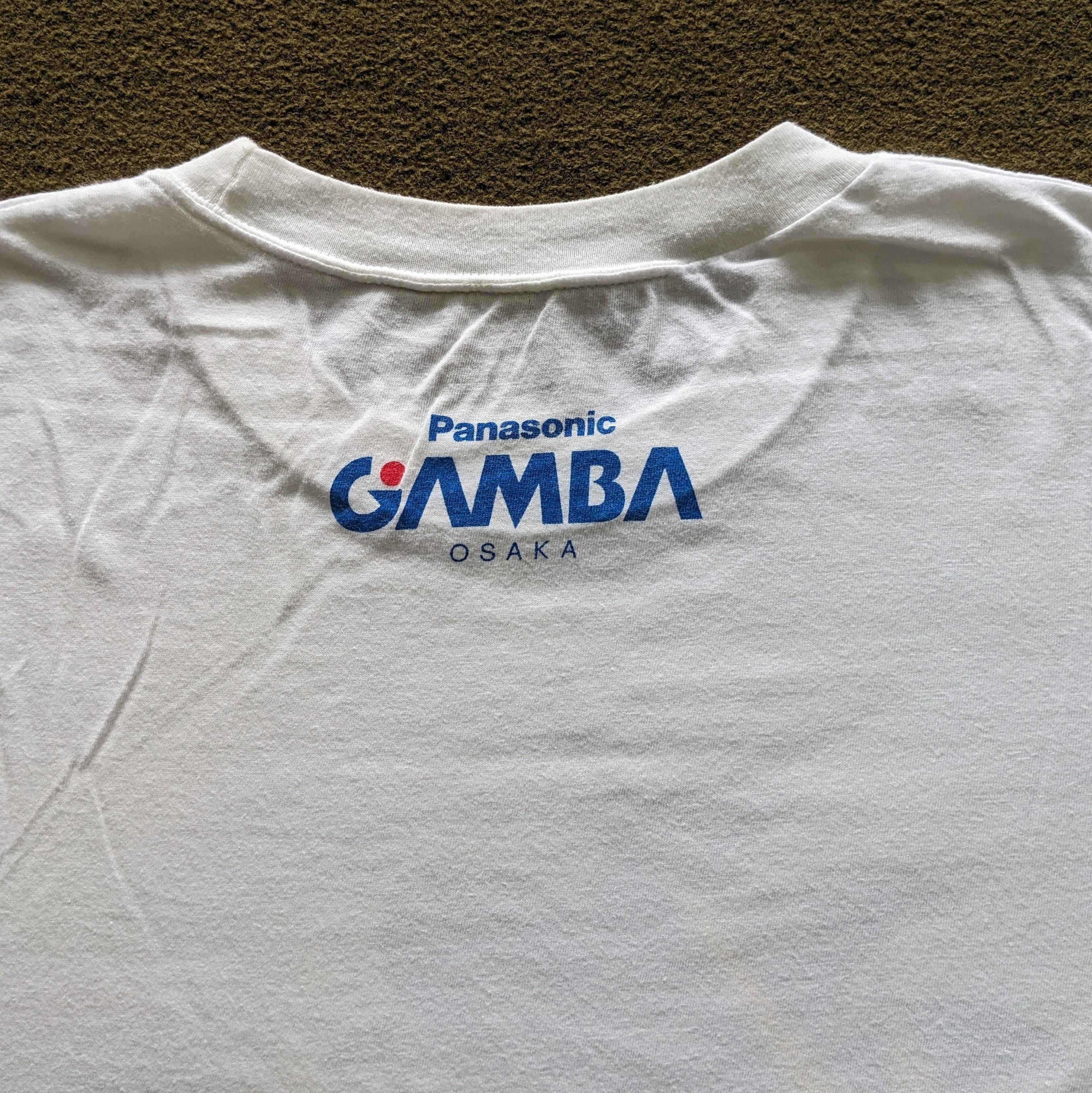 90s GAMBA OSAKA Tシャツ 古着 Vintage 90's PANASONIC GAMBA Osaka Japanese Soccer Club T