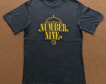 Vintage Number (n)ine Denim Spell Out T-shirt - Japanese Brand